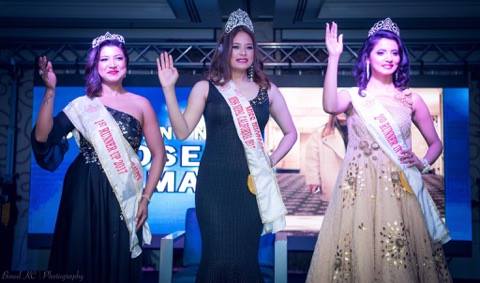 मिस नेपाल क्यालिफोर्निया-२०१७ को ताज रोज लामालाई