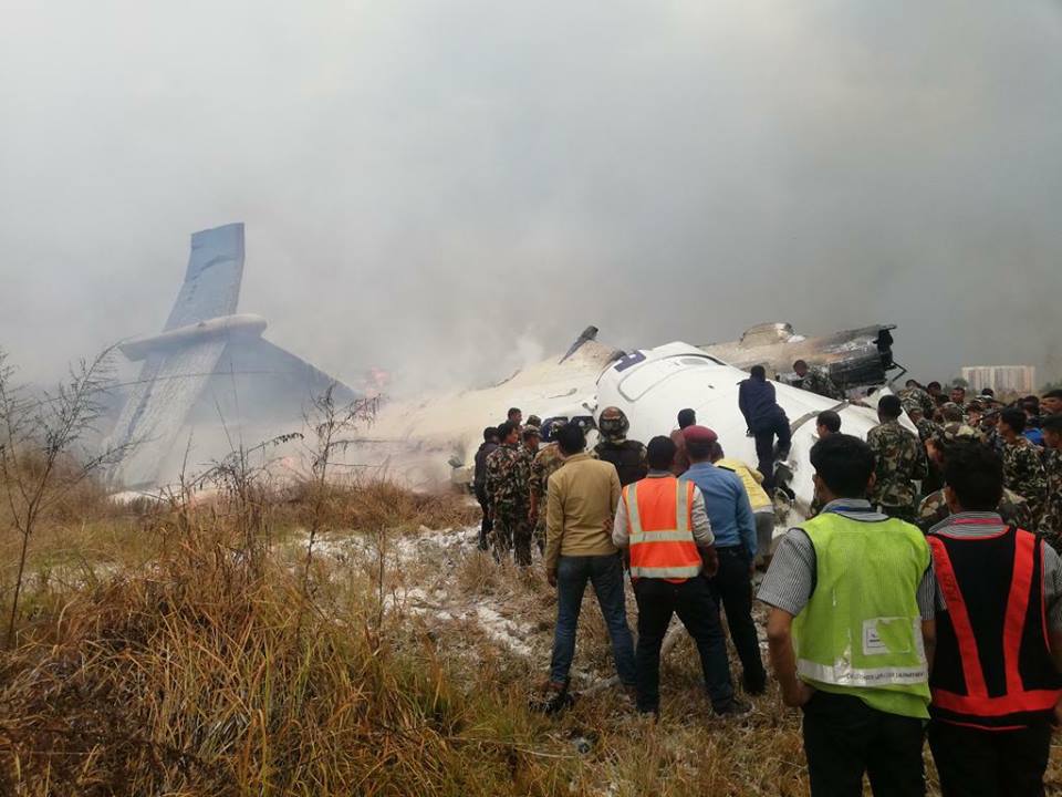 Bangaladeshi plane crashes in Nepal killing at least 50