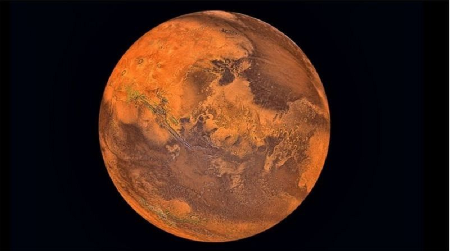 मंगल ग्रह पृथ्वीबाट सबैभन्दा ठूलो र चम्किलो रंगमा देखिने