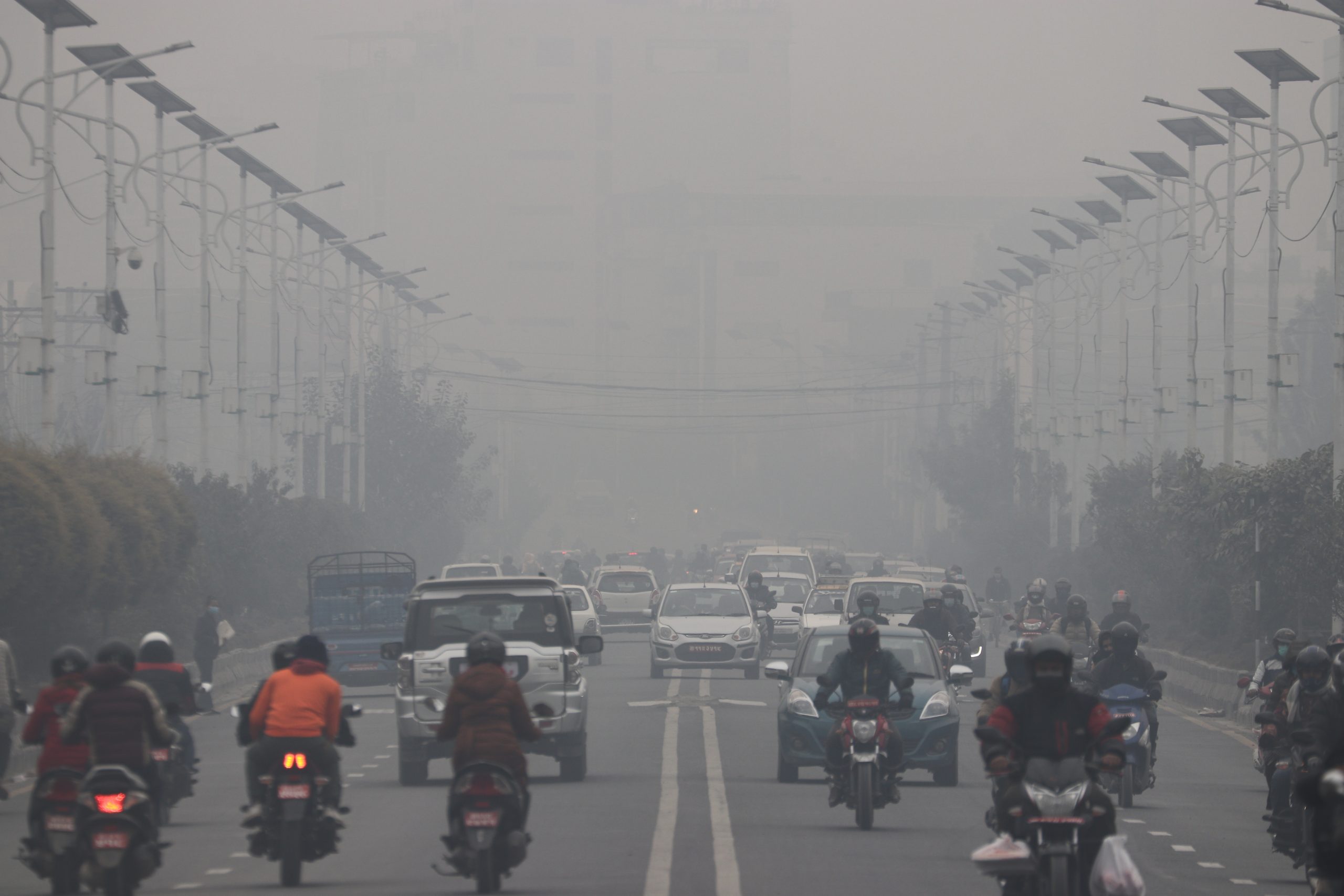 काठमाडौँ  फेरी विश्वकै प्रदूषित शहरको सूचिमा पहिलो नम्बरमा